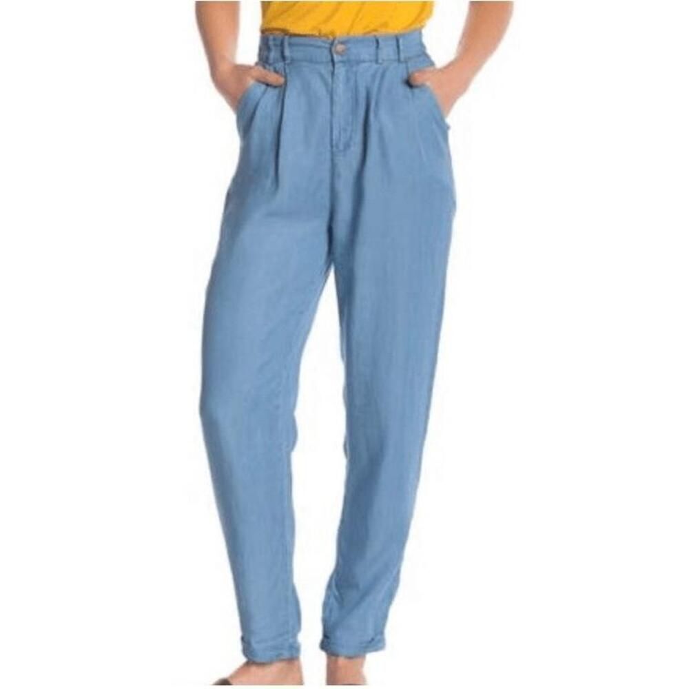 Cotton On size 6 NWT Abi high Waist Pant mid blue jeans denim